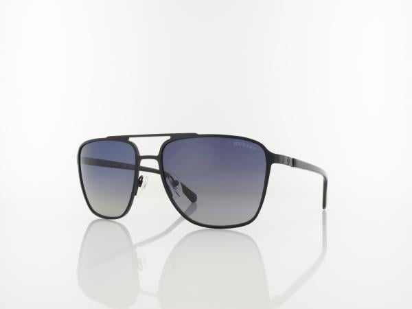 Guess GU00210 02D 60 matte black / smoke polarized