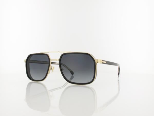 Boss BOSS 1724/S 2M2/9O 55 black gold / dark grey shaded